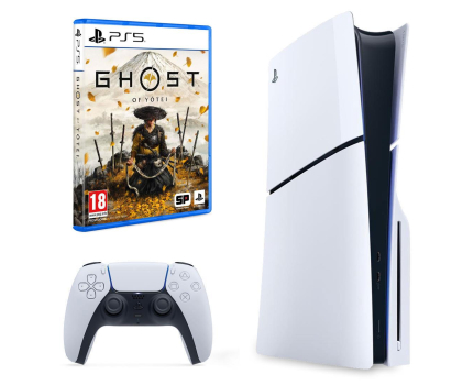Konsola PlayStation Sony PlayStation 5 Slim + Gra Playstation Ghost of Yotei